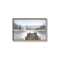 Picture of River After the Snowfall _GroupedProduct_Rectangle_Landscape_Canvas_Framed_