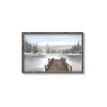 Picture of River After the Snowfall _GroupedProduct_Rectangle_Landscape_Canvas_Framed_