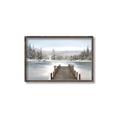 Picture of River After the Snowfall _GroupedProduct_Rectangle_Landscape_Canvas_Framed_