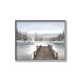 Picture of River After the Snowfall _GroupedProduct_Rectangle_Landscape_Canvas_Framed_