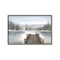 Picture of River After the Snowfall _GroupedProduct_Rectangle_Landscape_Canvas_Framed_