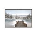 Picture of River After the Snowfall _GroupedProduct_Rectangle_Landscape_Canvas_Framed_