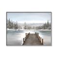 Picture of River After the Snowfall _GroupedProduct_Rectangle_Landscape_Canvas_Framed_