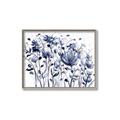 Picture of Indigo Blossom l _GroupedProduct_Rectangle_Landscape_Canvas_Framed_
