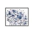 Picture of Indigo Blossom l _GroupedProduct_Rectangle_Landscape_Canvas_Framed_