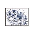 Picture of Indigo Blossom l _GroupedProduct_Rectangle_Landscape_Canvas_Framed_