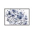 Picture of Indigo Blossom l _GroupedProduct_Rectangle_Landscape_Canvas_Framed_