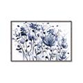 Picture of Indigo Blossom l _GroupedProduct_Rectangle_Landscape_Canvas_Framed_