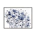 Picture of Indigo Blossom l _GroupedProduct_Rectangle_Landscape_Canvas_Framed_