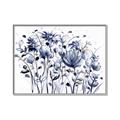Picture of Indigo Blossom l _GroupedProduct_Rectangle_Landscape_Canvas_Framed_