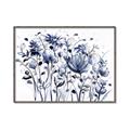 Picture of Indigo Blossom l _GroupedProduct_Rectangle_Landscape_Canvas_Framed_