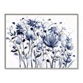 Picture of Indigo Blossom l _GroupedProduct_Rectangle_Landscape_Canvas_Framed_