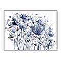 Picture of Indigo Blossom l _GroupedProduct_Rectangle_Landscape_Canvas_Framed_