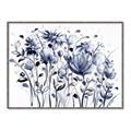 Picture of Indigo Blossom l _GroupedProduct_Rectangle_Landscape_Canvas_Framed_