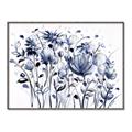 Picture of Indigo Blossom l _GroupedProduct_Rectangle_Landscape_Canvas_Framed_
