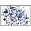 Picture of Indigo Blossom l _GroupedProduct_Rectangle_Landscape_Canvas_Framed_