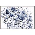 Picture of Indigo Blossom l _GroupedProduct_Rectangle_Landscape_Canvas_Framed_