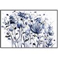 Picture of Indigo Blossom l _GroupedProduct_Rectangle_Landscape_Canvas_Framed_