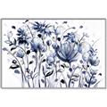 Picture of Indigo Blossom l _GroupedProduct_Rectangle_Landscape_Canvas_Framed_