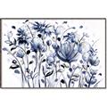 Picture of Indigo Blossom l _GroupedProduct_Rectangle_Landscape_Canvas_Framed_
