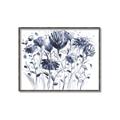 Picture of Indigo Blossom ll _GroupedProduct_Rectangle_Landscape_Canvas_Framed_
