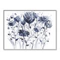 Picture of Indigo Blossom ll _GroupedProduct_Rectangle_Landscape_Canvas_Framed_