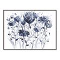 Picture of Indigo Blossom ll _GroupedProduct_Rectangle_Landscape_Canvas_Framed_