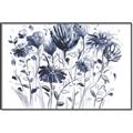 Picture of Indigo Blossom ll _GroupedProduct_Rectangle_Landscape_Canvas_Framed_