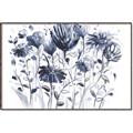 Picture of Indigo Blossom ll _GroupedProduct_Rectangle_Landscape_Canvas_Framed_