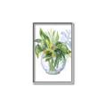 Picture of Green Vase I  _GroupedProduct_Rectangle_Portrait_Canvas_Framed_