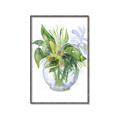 Picture of Green Vase I  _GroupedProduct_Rectangle_Portrait_Canvas_Framed_
