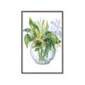 Picture of Green Vase I  _GroupedProduct_Rectangle_Portrait_Canvas_Framed_