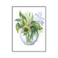 Picture of Green Vase I  _GroupedProduct_Rectangle_Portrait_Canvas_Framed_