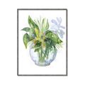 Picture of Green Vase I  _GroupedProduct_Rectangle_Portrait_Canvas_Framed_