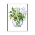 Picture of Green Vase I  _GroupedProduct_Rectangle_Portrait_Canvas_Framed_