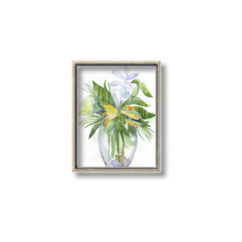 Picture of Green Vase II  _GroupedProduct_Rectangle_Portrait_Canvas_Framed_