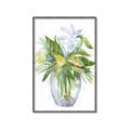 Picture of Green Vase II  _GroupedProduct_Rectangle_Portrait_Canvas_Framed_