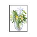 Picture of Green Vase II  _GroupedProduct_Rectangle_Portrait_Canvas_Framed_