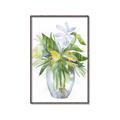 Picture of Green Vase II  _GroupedProduct_Rectangle_Portrait_Canvas_Framed_
