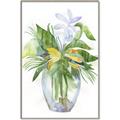 Picture of Green Vase II  _GroupedProduct_Rectangle_Portrait_Canvas_Framed_