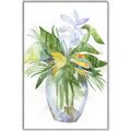 Picture of Green Vase II  _GroupedProduct_Rectangle_Portrait_Canvas_Framed_