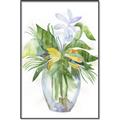 Picture of Green Vase II  _GroupedProduct_Rectangle_Portrait_Canvas_Framed_
