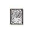 Picture of Detailed Floral Sketch _GroupedProduct_Rectangle_Portrait_Canvas_Framed_