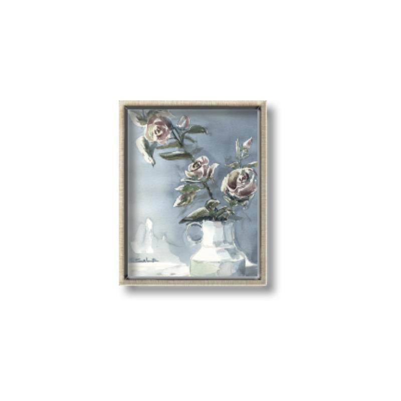 Picture of Rose Bottle I  _GroupedProduct_Rectangle_Portrait_Canvas_Framed_