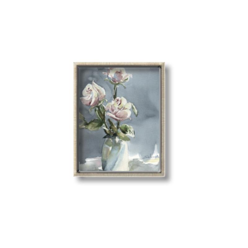 Picture of Rose Bottle II  _GroupedProduct_Rectangle_Portrait_Canvas_Framed_