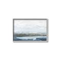 Picture of Slow Waters Blue _GroupedProduct_Rectangle_Landscape_Canvas_Framed_