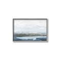 Picture of Slow Waters Blue _GroupedProduct_Rectangle_Landscape_Canvas_Framed_