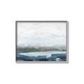 Picture of Slow Waters Blue _GroupedProduct_Rectangle_Landscape_Canvas_Framed_