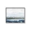 Picture of Slow Waters Blue _GroupedProduct_Rectangle_Landscape_Canvas_Framed_