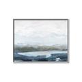 Picture of Slow Waters Blue _GroupedProduct_Rectangle_Landscape_Canvas_Framed_